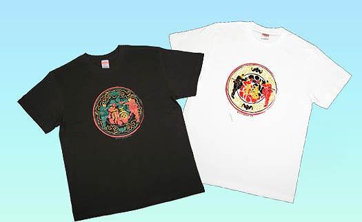 イラストレーター森脇正奈 カンフーTシャツ