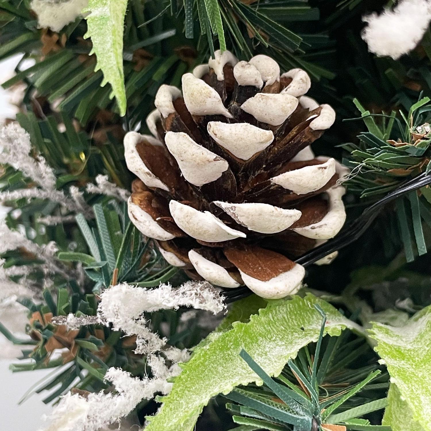 LEDããã¯ãªã¹ãã¹ããªãŒ 33cm ãã©ãŠã³