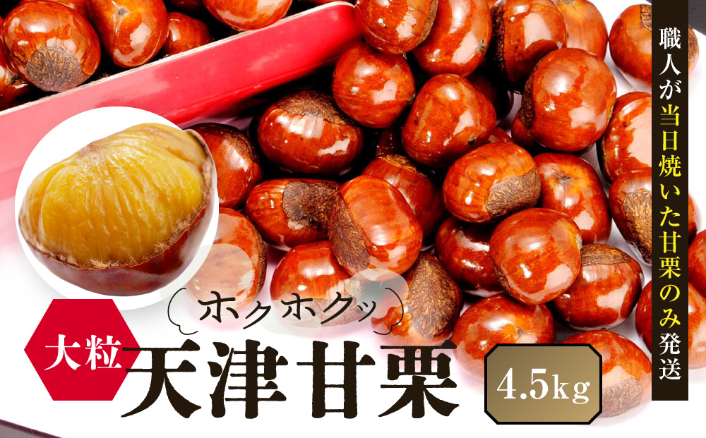 無添加 大粒天津甘栗 4.5kg 【沖縄県・離島配送不可】