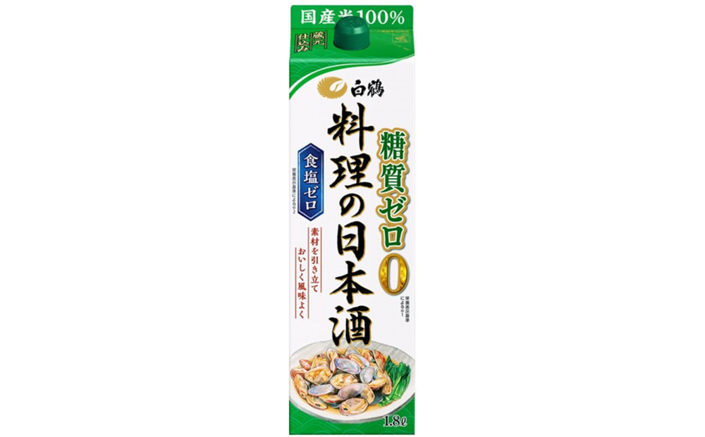 白鶴 料理の日本酒 糖質ゼロ  1.8L×1本
