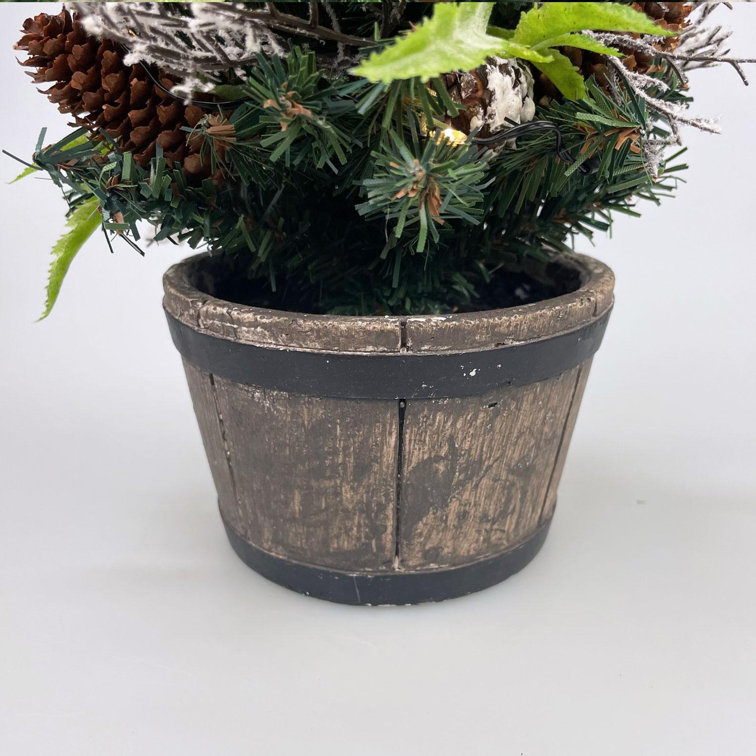 LEDããã¯ãªã¹ãã¹ããªãŒ 33cm ãã©ãŠã³