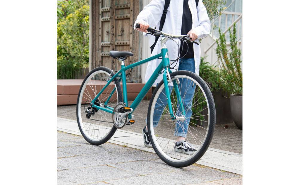 クロスバイク イーエムサイクルズ C101! 45cm グリーン