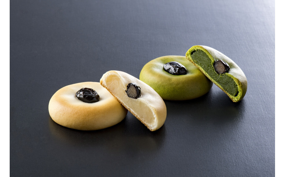 【リッチフィールド】「にほんの母より」丹波みるく黒豆萬 （洋風まんじゅう　8個入）