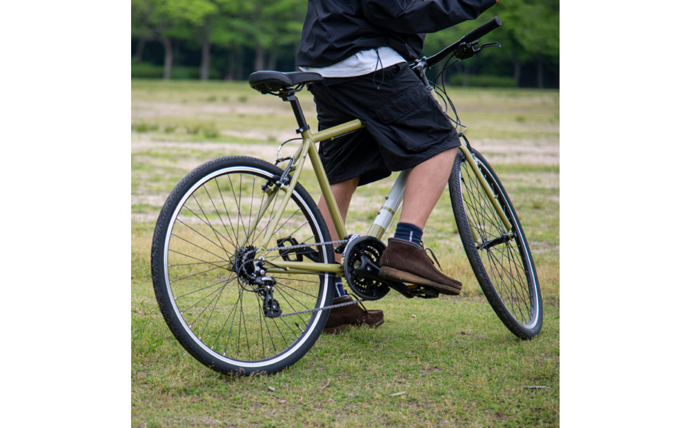 クロスバイク イーエムサイクルズ C101! 45cm アイボリー