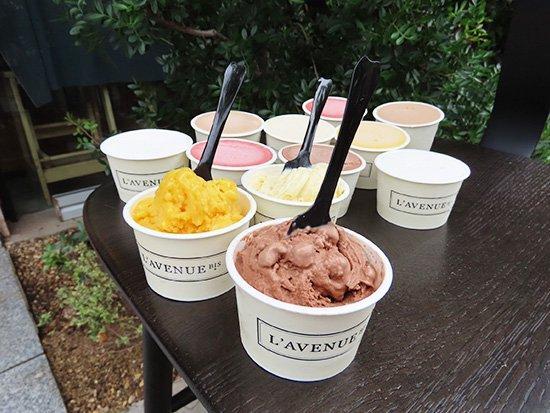 【着日指定必須】L’AVENUE（ ラヴニュー ）グラス エ ソルベ 〈アイスクリーム＆シャーベット 12個入り〉GLACE ET SORBET 12PIECE