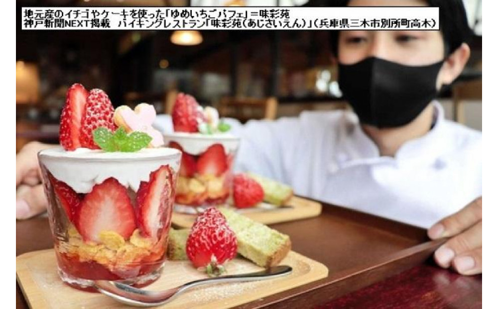 六甲ゆめいちご1箱 約250g×4パック