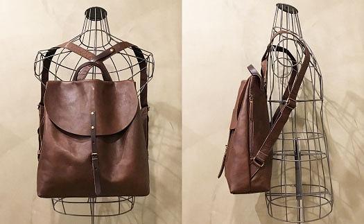 【alto.】フラップリュック（Ｌ） AMSB-1700（ブラウン）