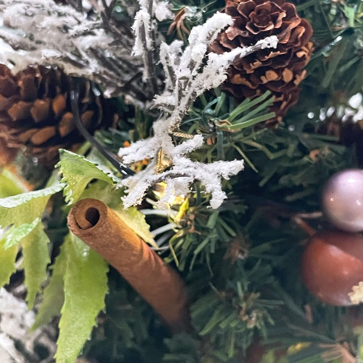 LEDããã¯ãªã¹ãã¹ããªãŒ 33cm ãã©ãŠã³