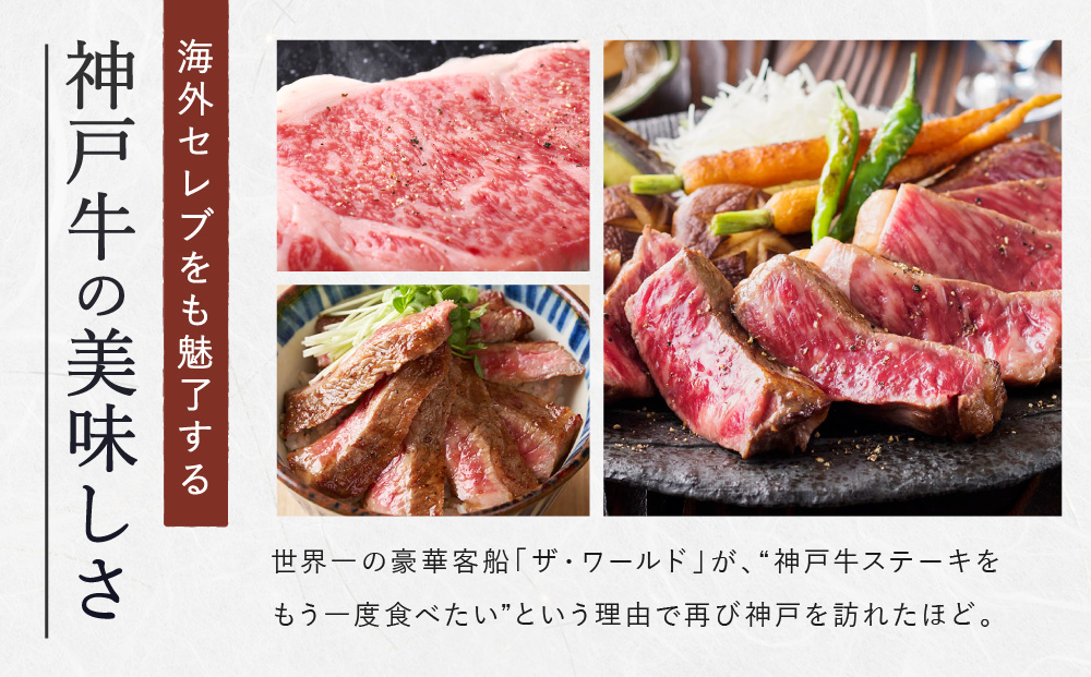 あとから着日が選べる！神戸牛サーロインステーキ　200g×5枚