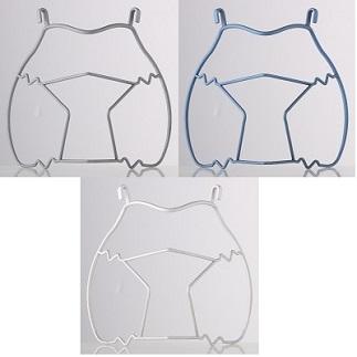 息苦しいマスク生活を快適に！ 金属3Dプリンター製マスクインサイドホルダー Musha_Kuchimoto（ブラック）