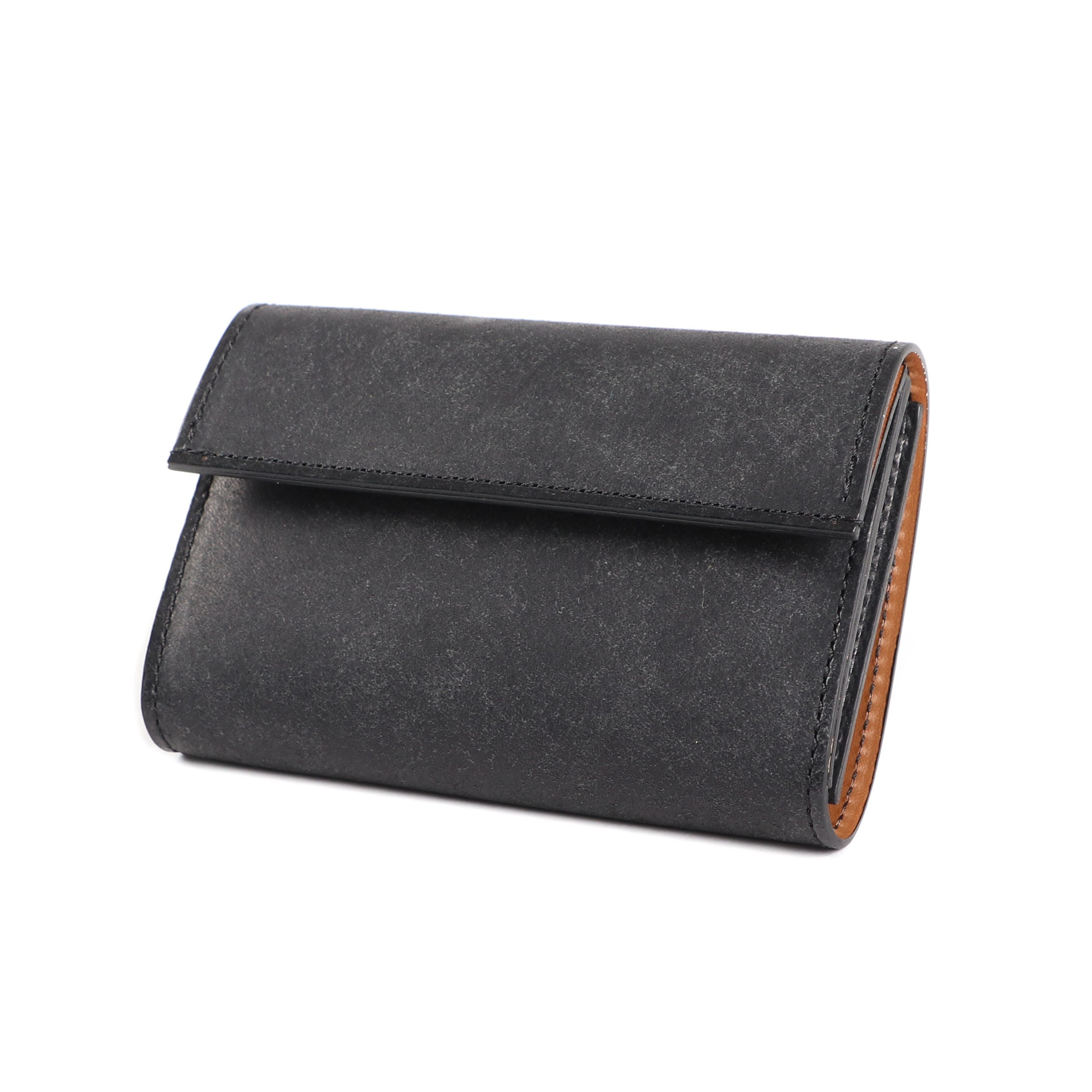 レンマ Hambre アンブレ 三つ折り財布 財布 lemma ブラック