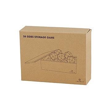 桧のおもちゃ　アイコニー　26面ストレージゲーム IKONIH　26 Sided Storage Game