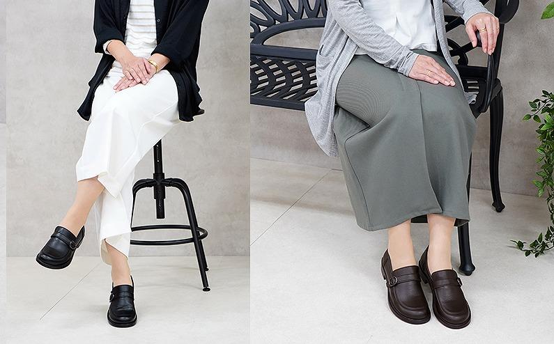 【職人手作り】靴ずれから解放 やわらかベルトローファー 学生靴 通学 通勤 冠婚葬祭  A0663（ブラック）