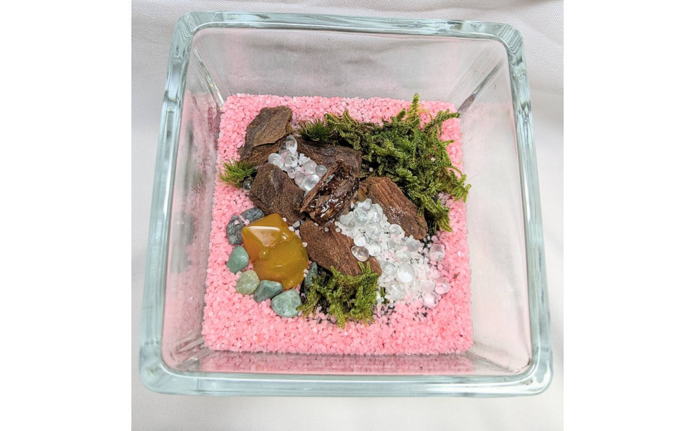 ととのいの湯、テラリウムにて