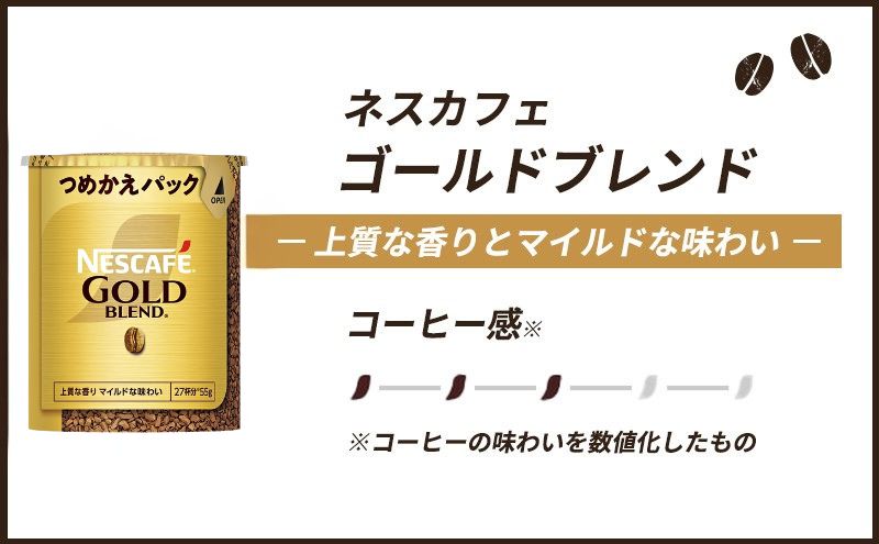 インスタントコーヒー ネスカフェ ゴールドブレンド エコ＆システムパック 55g×12個 ネスレ