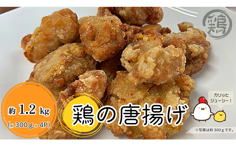 唐揚げ 鶏の唐揚げ 300g×4パック 計1.2kg