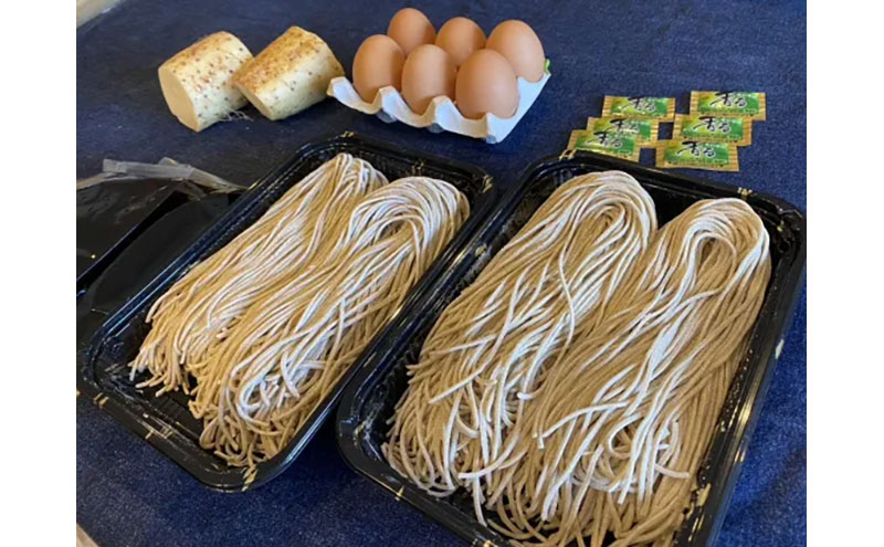 【皿そば文楽】 特製生そば 6人前（420g×2） 国産 そば粉