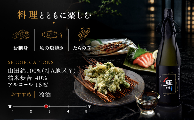 日本酒 純米大吟醸 黒乃無 1800ml 一升瓶 地酒 清酒 お酒 酒 アルコール 純米大吟醸酒 1800 家飲み 兵庫 兵庫県 姫路市