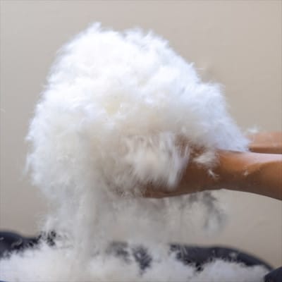 ポーランド産コウダ種ホワイトグース ダウン93% 薄め冬用羽毛ふとん クイーンサイズ【1457471】