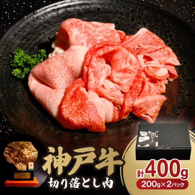 神戸牛切り落とし肉 400g【配送不可地域：離島】【1527917】