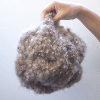 逸品 アイスランド産アイダーダック ダウン98% 冬用羽毛ふとん ダブルサイズ【1457430】