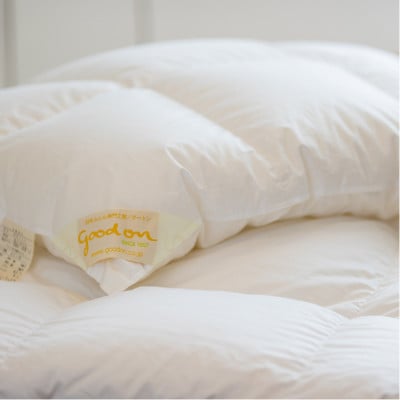 逸品 ポーランド産「スーペリア」コウダ種マザーグース ダウン98% 冬用 羽毛布団 セミダブルサイズ【1701060】