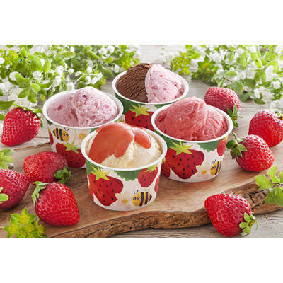 博多あまおうのこだわりアイス【AH-AB5N】【配送不可地域：離島】【1525216】