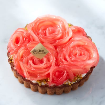 パティスリー モンシェールのタルト・ローズポワール(15cm・3〜4名様)【配送不可地域：離島】【1382170】