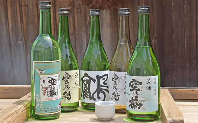 日本酒4種＋ライスワイン 720ml 5本セット お酒