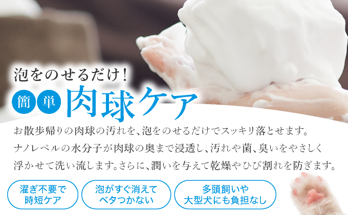 arfoamコンプリートセット｜肉球洗浄 肉球 耳洗浄 耳掃除 ケア 犬の ケア用品 ペット 犬 猫 ペット用 犬用 愛犬用 洗浄 国内製造 泡 泡シャンプー お散歩後 舐めても安心 日本製 国産