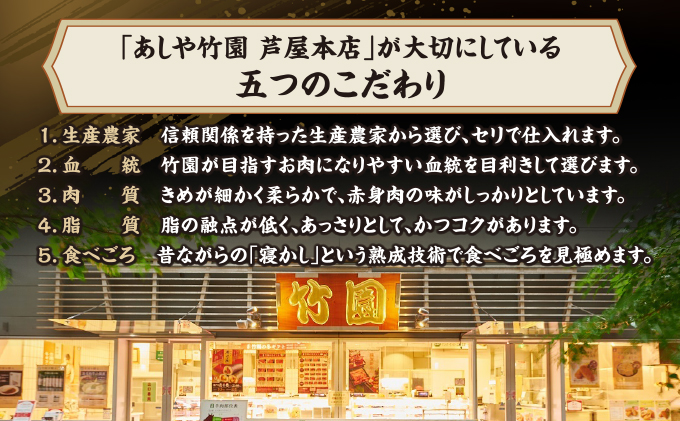  神戸牛 あわせ 食べ比べ セット（モモバラ ・ ウデバラ）1kg【あしや竹園】[ 牛肉 スライス すき焼き ギフト 贈答用 ]