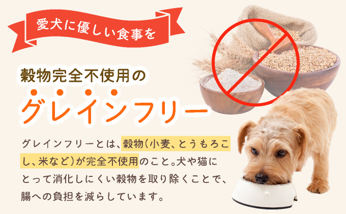 フルオーガニックドッグフード / グレインフリー 500g入 2袋セット［ ペットフード 犬用 愛犬用 ごはん 天然素材 穀類不使用 ビタミン ミネラル アミノ酸 安心 安全 保存料無添加 総合栄養食］