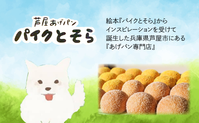 あげぱん10個セットB［あんあげパン(5個)・芦屋カレーあげパン(5個)］