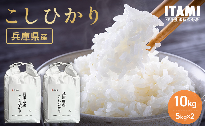 お米 令和7年産 兵庫県産コシヒカリ10kg(5kg×2) 米 お米 こめ コメ 白米 兵庫県 伊丹市