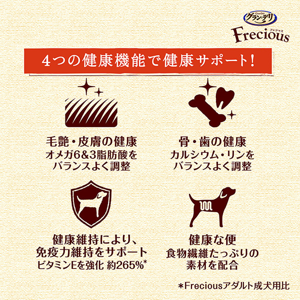 グラン・デリ フレシャス 10歳以上用 チキン＆ビーフ入り 2kg×2袋 ペットフード