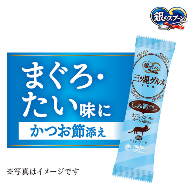 銀のスプーン 三ツ星グルメ しみ旨 お魚仕立て まぐろ・たい味にかつお節添え 192g×7箱