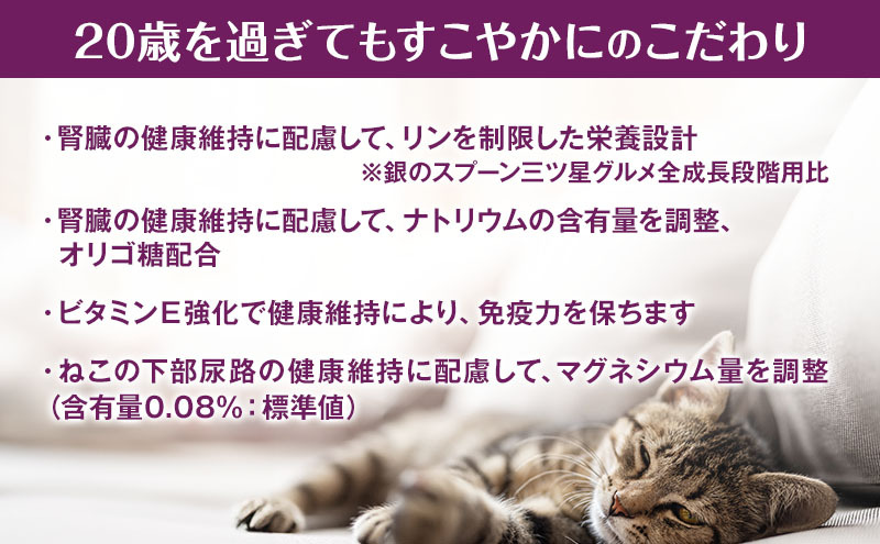 銀のスプーン三ツ星グルメ 香るお魚仕立て20歳を過ぎてもすこやかに お魚レシピ 240g×14箱 ペットフード キャットフード 猫用フード 猫 ペット 小分け 個包装 ドライ ユニ・チャーム ペット