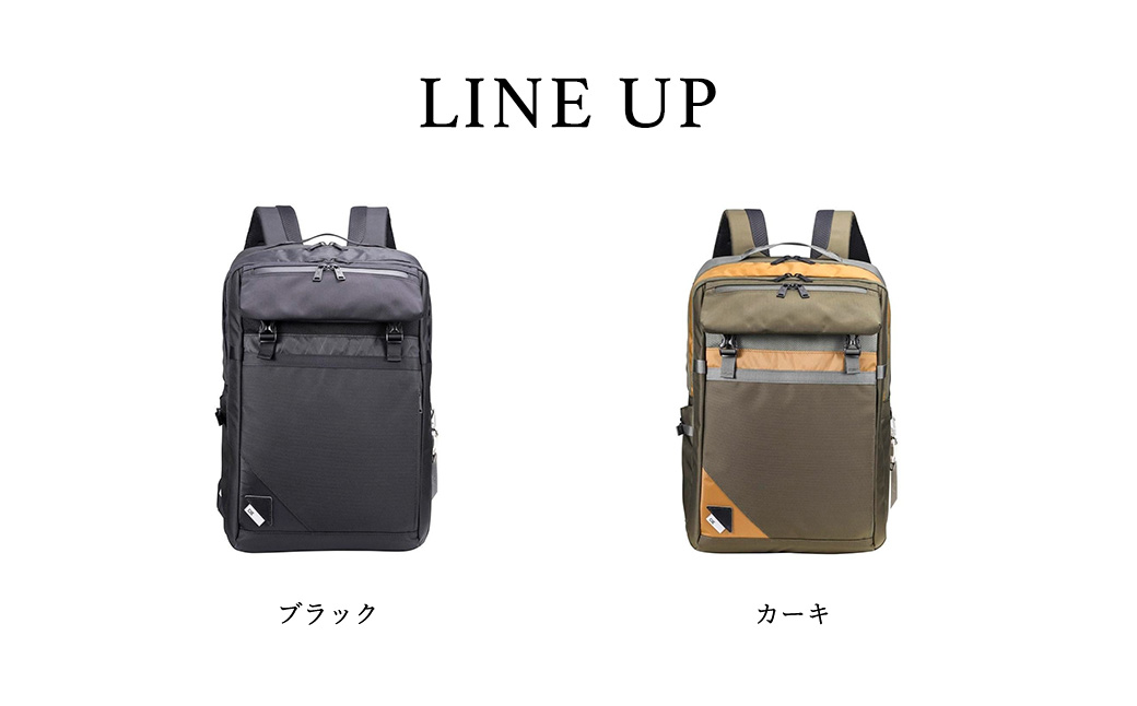 豊岡鞄 CIE BALLISTIC AIR SQUARE BACKPACK（071903）ブラック / 木和田正昭商店 リュックサック 大容量 バックパック ビジネス カバン ビジネスバッグ リュック メンズ 軽量 国産ナイロン B4ファイル収納