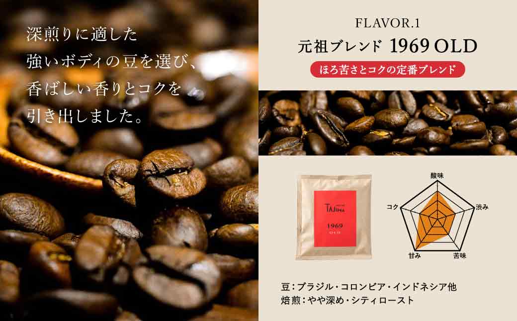 TAJIMACOFFEE　ドリップバッグセット30入り