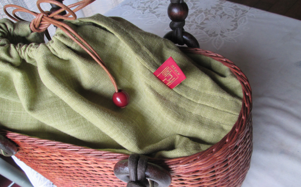 かごバッグ 柳かご（大） / 籠バッグ 豊岡 杞柳細工 伝統工芸士作 伝統工芸品 柳染め かご バッグ カバン 自家栽培 柳 天然素材 高級 おしゃれ 和テイスト 大人 手作り ハンドメイド 日本製 レディース