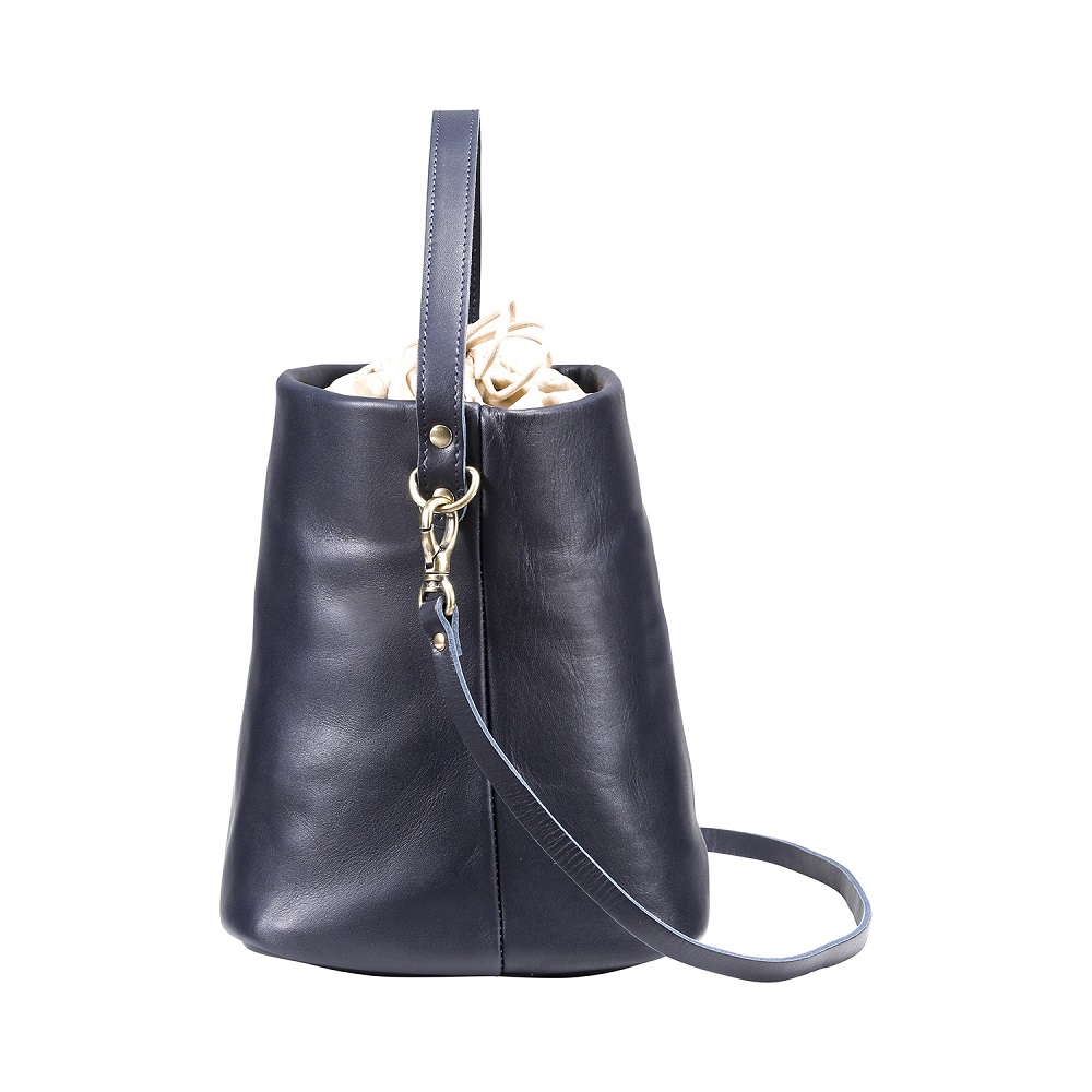 豊岡鞄　TUTUMU Leather cubu （S2800　24-176）ネイビー