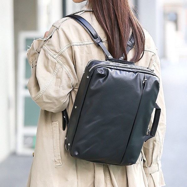 豊岡鞄　anti-mode style Pista 3WAY 2R（A70000）江戸黒