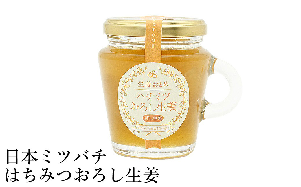 貴重！豊岡市産、日本ミツバチのはちみつで作った はちみつ生姜 150ml / はちみつ 国産 蜂蜜 ハチミツ 兵庫県産 こうのとり生姜 日本ミツバチ ショウガオール お湯割り 炭酸割り はちみつジンジャースカッシュ 温活 しょうが ショウガ 生姜 ジンジャー