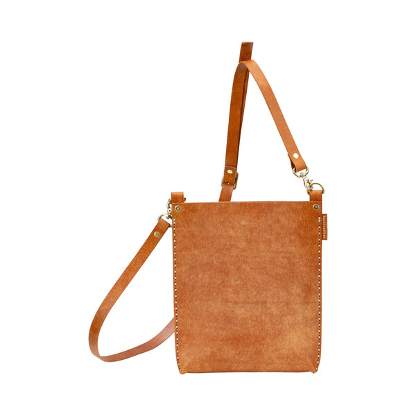 豊岡鞄 haaki Leather SDバッグ HLB101 コニャック/ KOMOREBI 木和田正昭商店 牛皮革 革 ショルダーバッグ レディース 高級 おしゃれ バッグ かばん カバン 鞄 シンプル デザイン ハンドメイド ブラウン 茶色