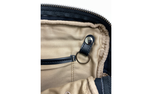 豊岡産鞄 合皮角型ポーチ（小）（25946-06）濃いグレー / かばん カバン 鞄 バッグ