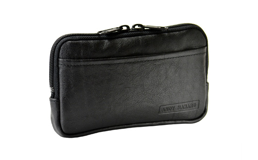 豊岡産鞄 スマホ対応ベルトポーチ（25865-01）黒 / かばん カバン 鞄 バッグ