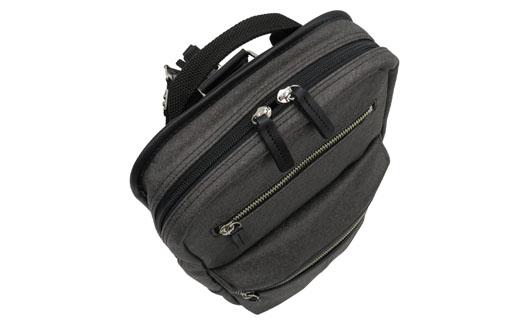 豊岡産鞄 キワダ2WAYボディバッグ（No.4997-01）ブラックグレー / かばん カバン 鞄 バッグ
