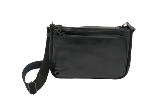 豊岡産鞄 牛革ショルダー（No.9007-01）ブラック / かばん カバン 鞄 バッグ