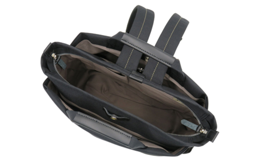 エコステップリュック (No.4006-01) ブラック / 木和田 リュック リュックサック 軽量 撥水 ポリエステル 高級 かばん カバン バッグ 鞄 手作り メンズ レディース 日本製