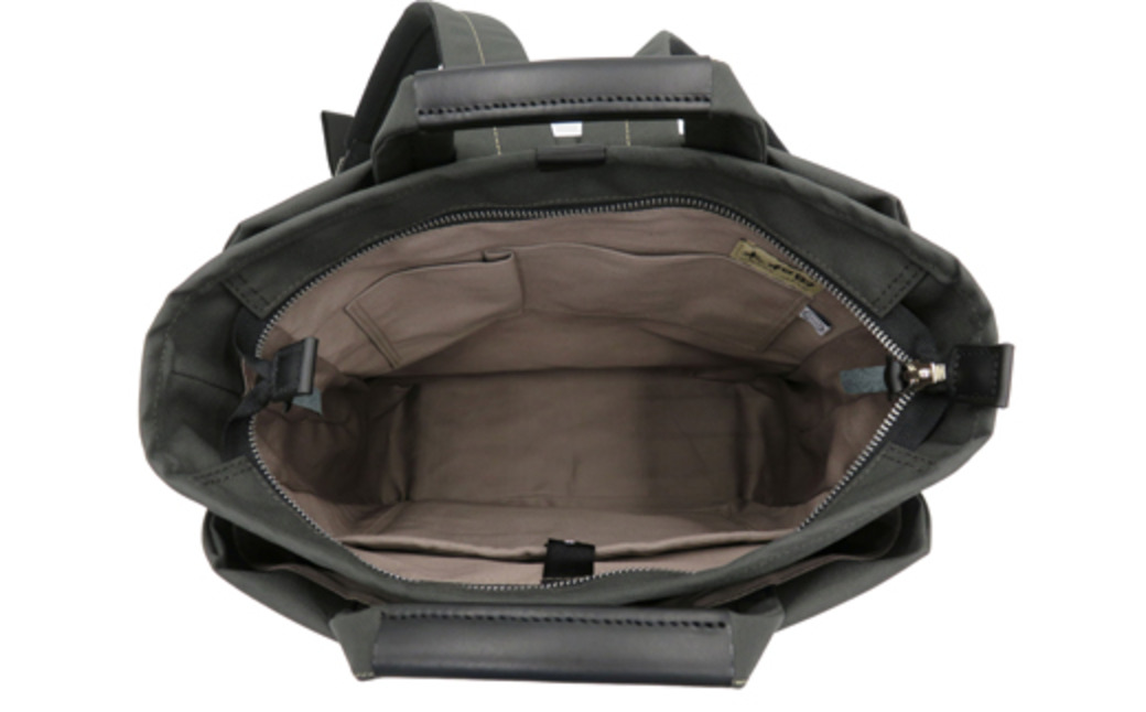 エコステップリュック (No.4006-03) チャコールグレー / 木和田 リュック リュックサック 軽量 撥水 ポリエステル 高級 かばん カバン バッグ 鞄 手作り メンズ レディース 日本製